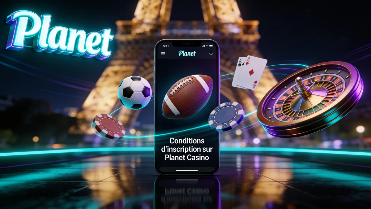 Conditions d’inscription sur Planet Casino — planet casino en France